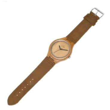 Montre en bois cuir couple modèles montres bambou et bois