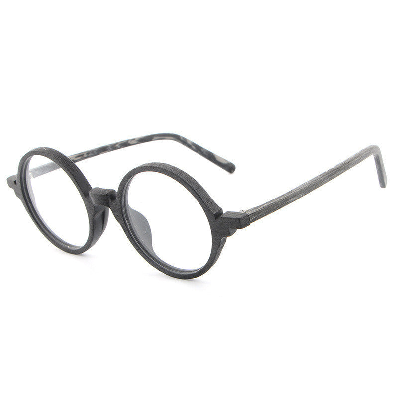Monture de lunettes en bois avec plaque, style rétro, nouvelle collection