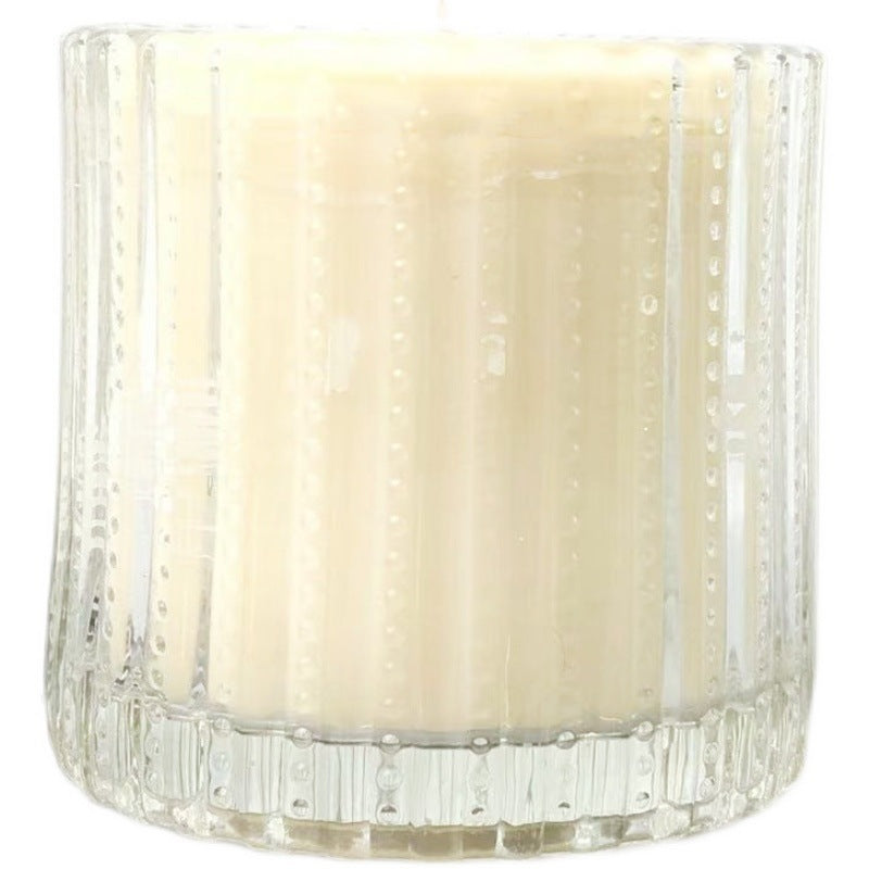 Bougie de soja au cœur de bois de santal végétal pur