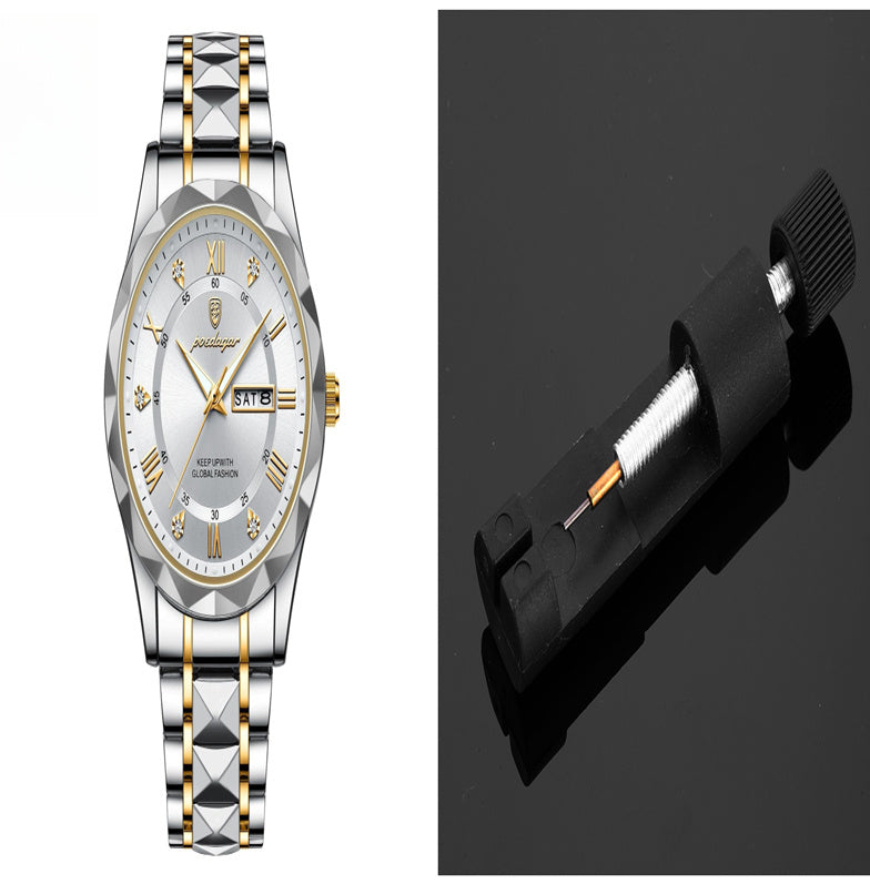 Montre à quartz lumineuse étanche pour homme avec double calendrier - LUXARAH