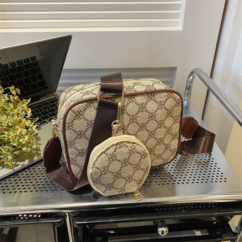 Sacs à bandoulière à motif vintage pour femmes, sac à bandoulière tendance, sac à main de luxe de créateur, sac carré - LUXARAH