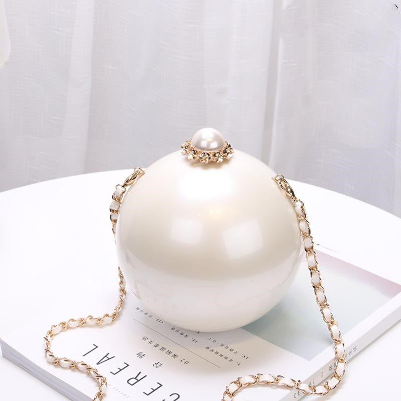 Sac de soirée rond de luxe pour femme - LUXARAH