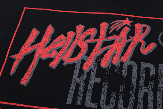 T-shirt oversize à manches courtes et imprimé graffiti alphabet - LUXARAH