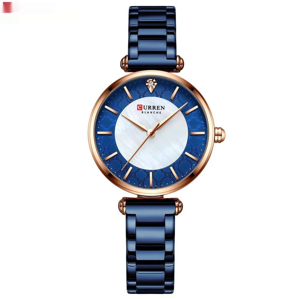 Petite montre en acier, adorée par les femmes, décontractée - LUXARAH