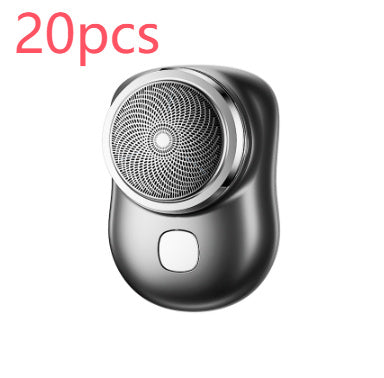 Mini rasoir portable sans fil rechargeable par USB, rasoir électrique pour le visage, humide et sec, indolore, petite taille, pour hommes - LUXARAH