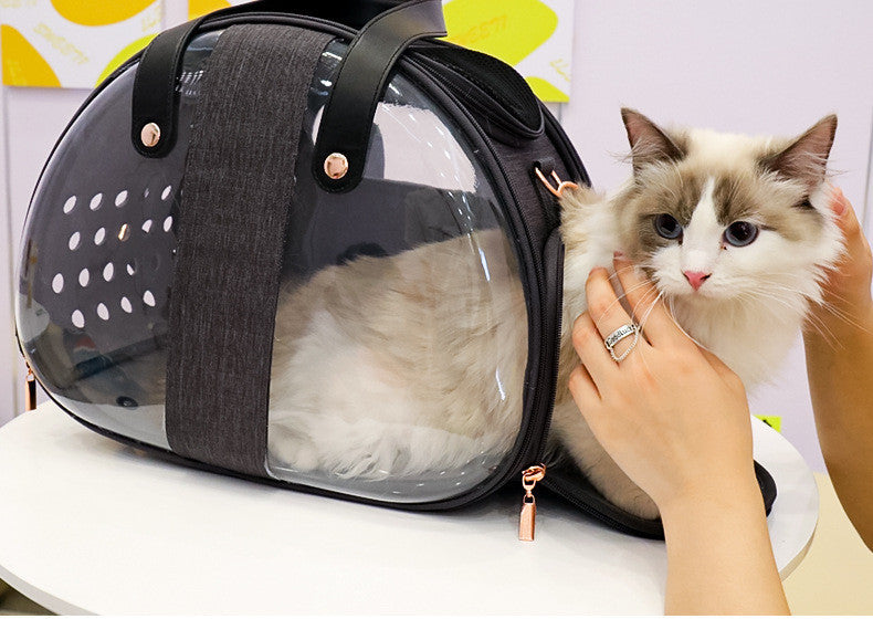 Sac à dos transparent pour chien et chat - LUXARAH