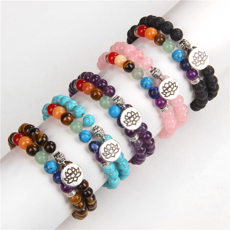 Bracelet de méditation énergétique naturelle pour femmes, offre spéciale - LUXARAH