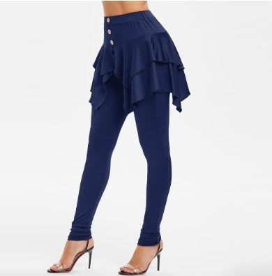 Legging à jupe à volants étagés - LUXARAH