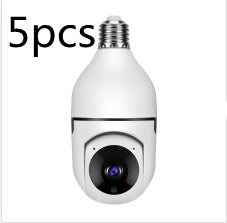 Caméra WiFi 1080P, ampoule, zoom x4, caméra E27, surveillance d'alarme domestique 5G WiFi