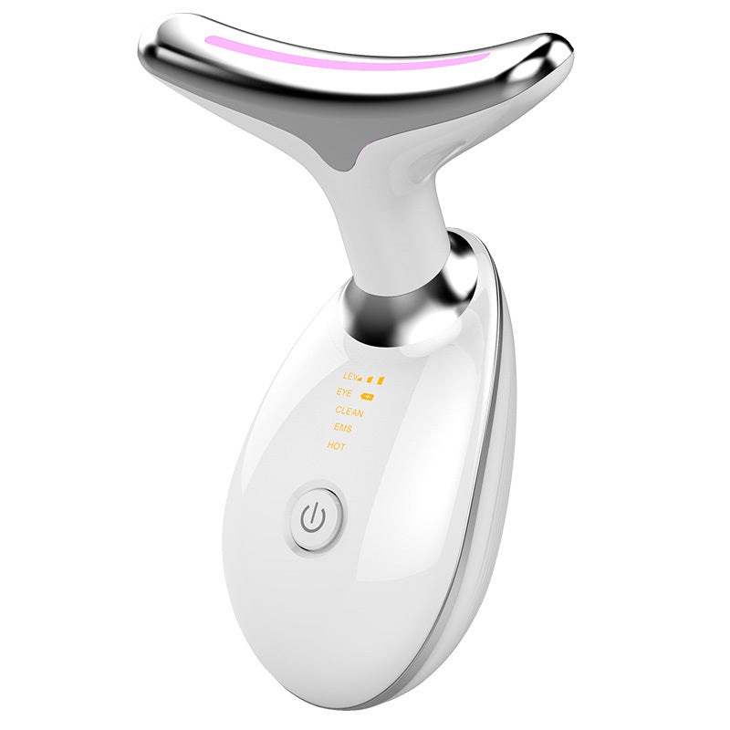 Appareil de massage thermique EMS pour le cou, lifting et raffermissement, micro-courant électrique, anti-rides - LUXARAH