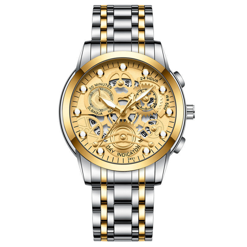 Montre d'affaires creuse non mécanique pour homme - LUXARAH