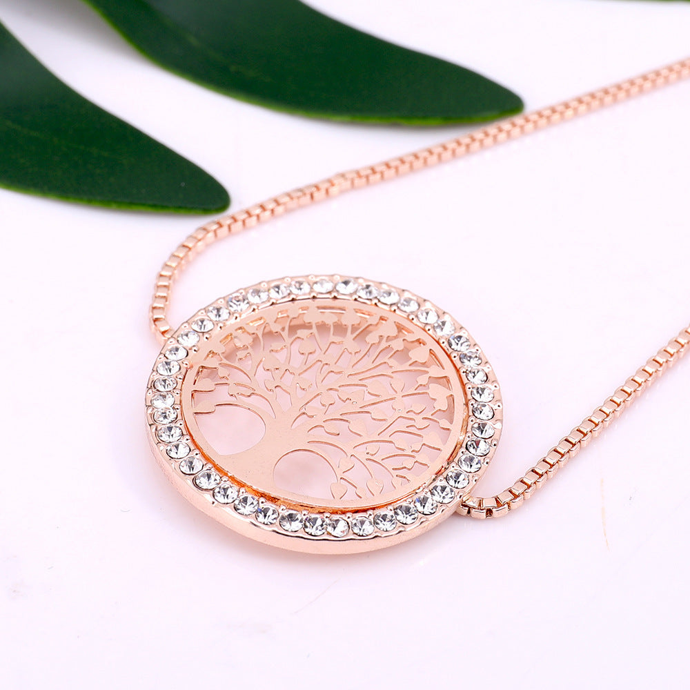 Nouveau bracelet créatif en métal doré avec arbre de vie porte-bonheur - LUXARAH