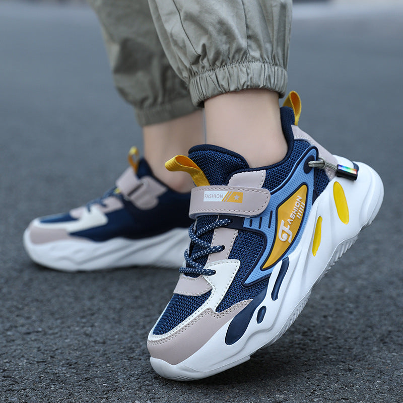 Chaussures de course respirantes et antidérapantes pour enfants et adolescents, pour l'automne et l'hiver - LUXARAH