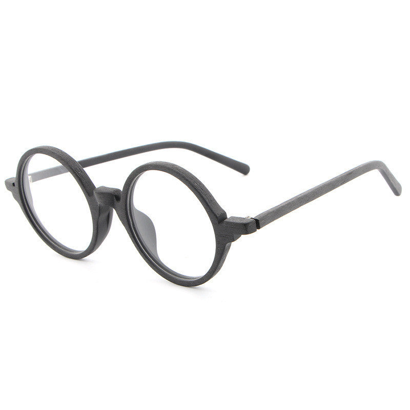 Monture de lunettes en bois avec plaque, style rétro, nouvelle collection