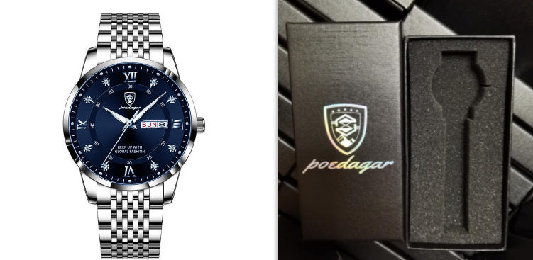 Nouvelle montre homme étanche avec calendrier lumineux - LUXARAH