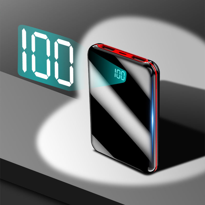 Batterie externe 8 W, chargeur portable à charge rapide avec double sortie USB pour téléphone