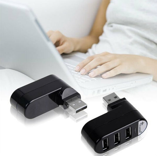 Répartiteur USB, hub USB multi-interface, hub d'extension haute vitesse 2.0, couleur rotative