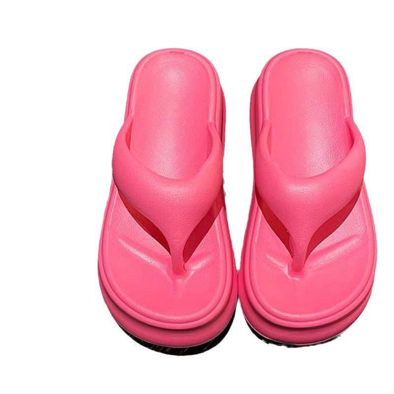 Tongs antidérapantes en EVA à semelles épaisses pour femmes