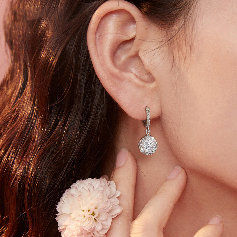 Boucles d'oreilles style strass, boucles d'oreilles d'été