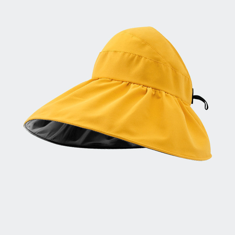 Chapeau de pêcheur pliable d'été avec visière et protection solaire UPF 50 pour femme