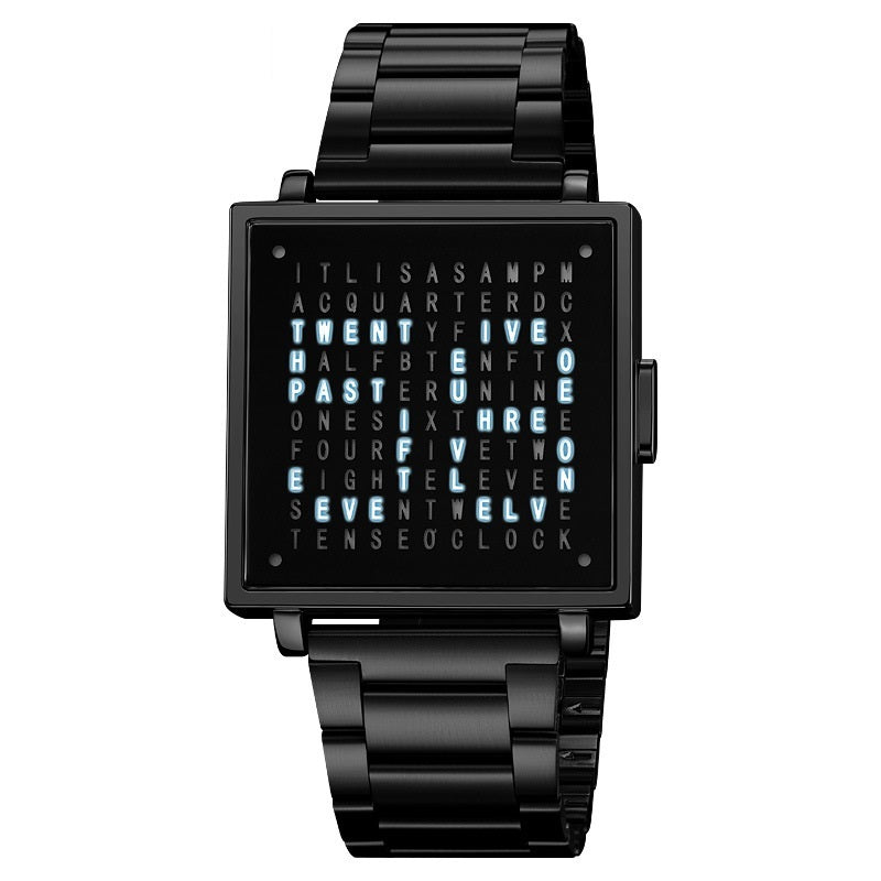 Montre-bracelet militaire tendance pour hommes et femmes, étanche, avec lumière LED, numérique, sport, pour l'extérieur - LUXARAH