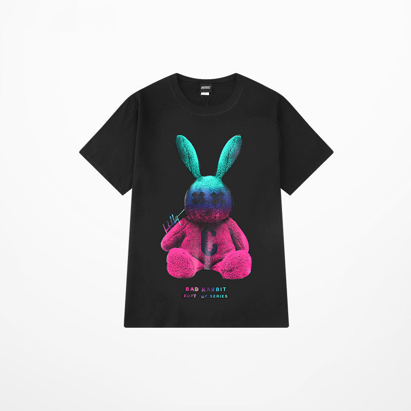 T-shirt oversize à manches courtes pour hommes et femmes de la marque Tide - LUXARAH
