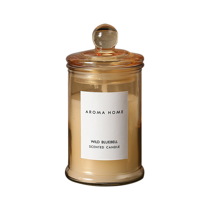 Bougie d'aromathérapie en cire de soja en forme de théière