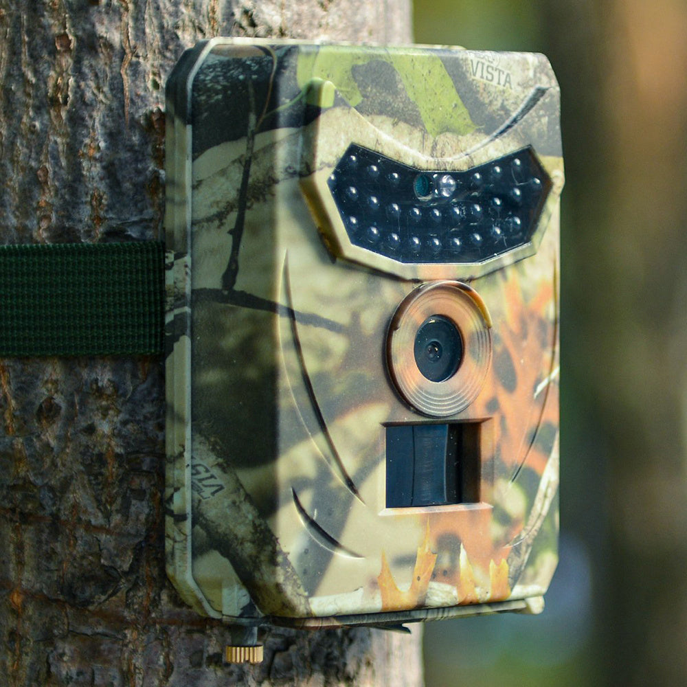 Caméra de chasse 1080P, surveillance de la faune en plein air, capteur PIR, vision nocturne infrarouge