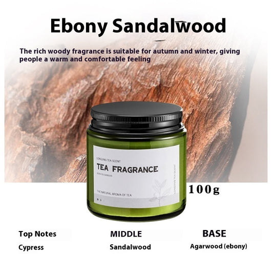 Bougie parfumée à la cire de soja pour l'intérieur