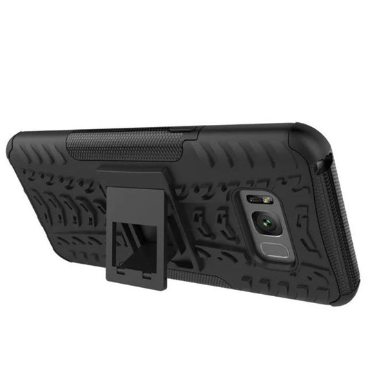 Coque de téléphone portable Samsung S8 plus Galaxy S8 avec support à motif coloré en forme de pneu, étui antichute inclus