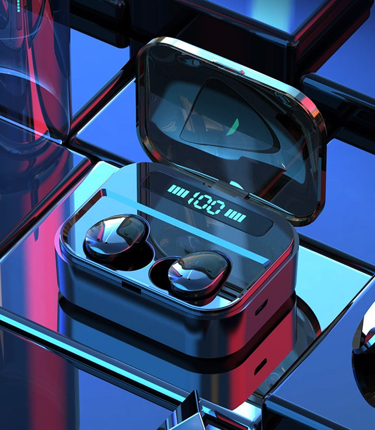 Écouteurs Bluetooth TWS avec microphone, casque sans fil Bluetooth