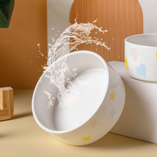 Gamelle d'eau antidérapante en céramique pour chat - LUXARAH