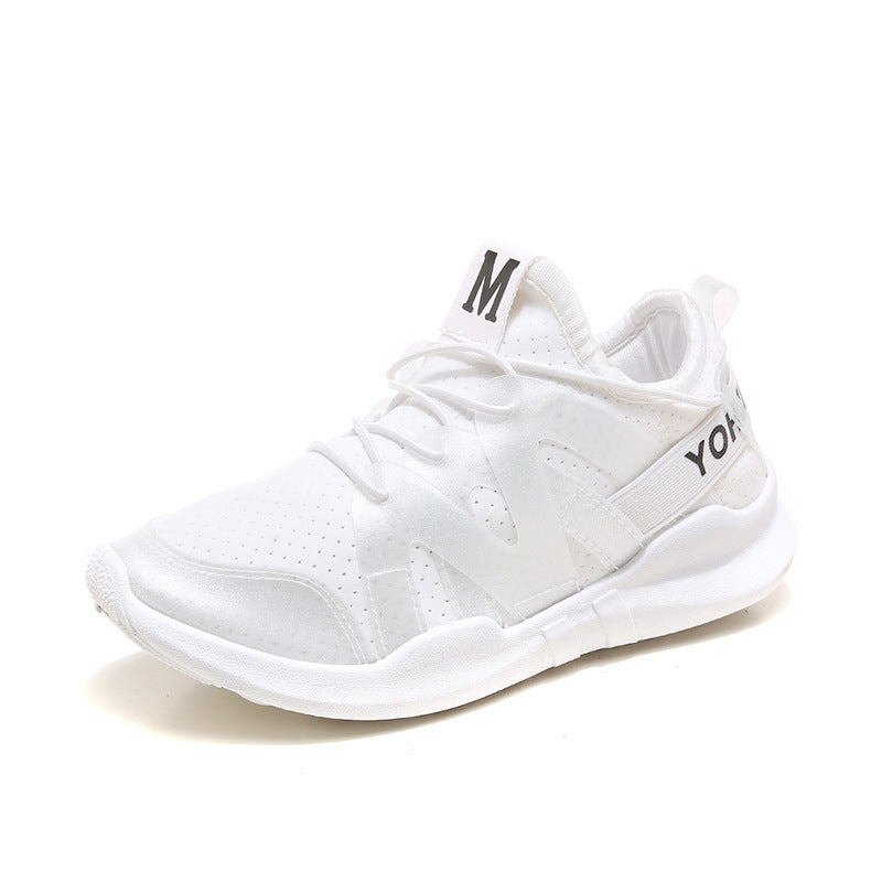 Chaussures de sport blanches pour femmes, chaussures de course décontractées et respirantes - LUXARAH