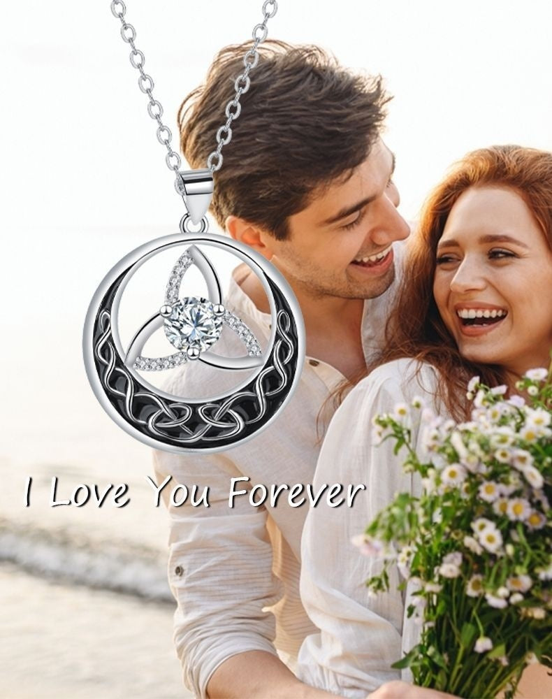 Collier pendentif celtique pour hommes et femmes, style rétro - LUXARAH