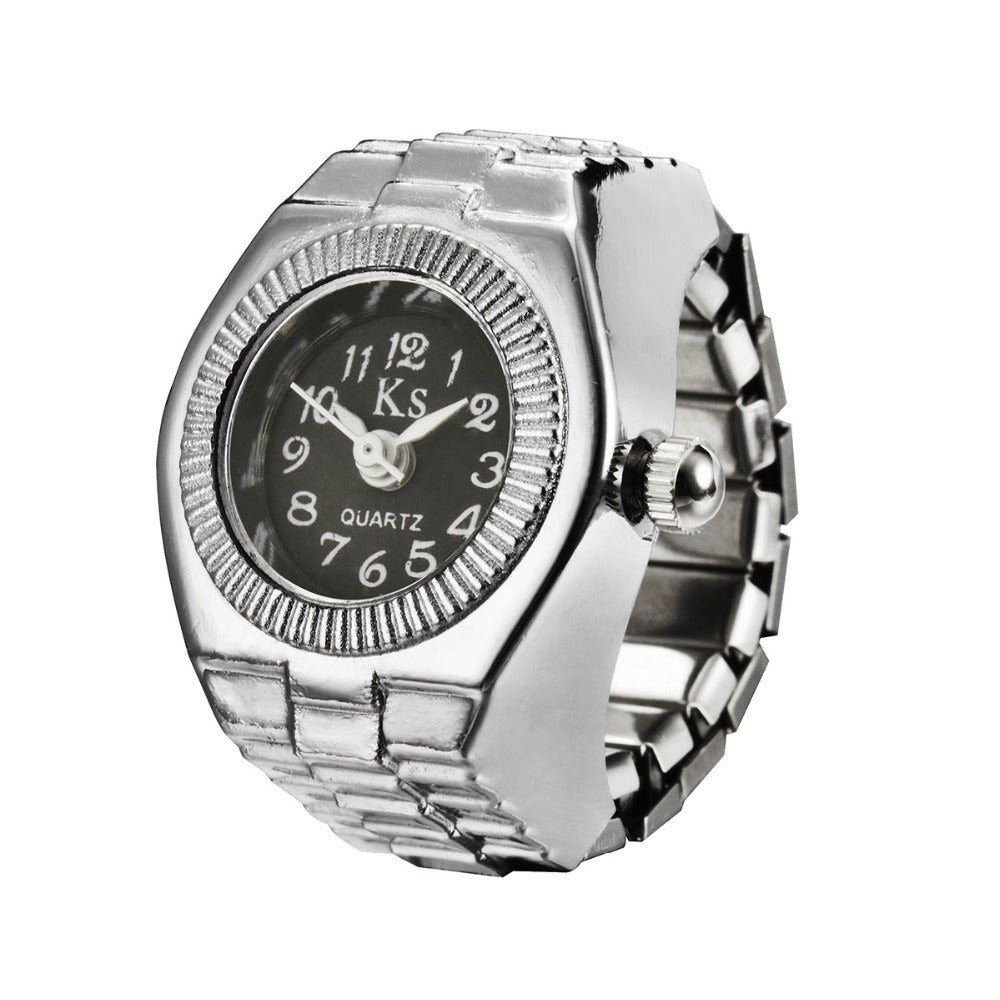 Montre-bague simple et polyvalente en alliage, montre créative - LUXARAH