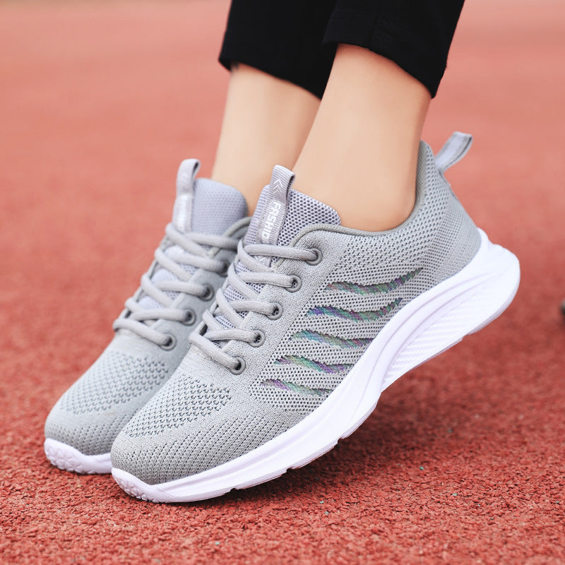 Chaussures de course à pied en maille pour femmes d'âge moyen - LUXARAH