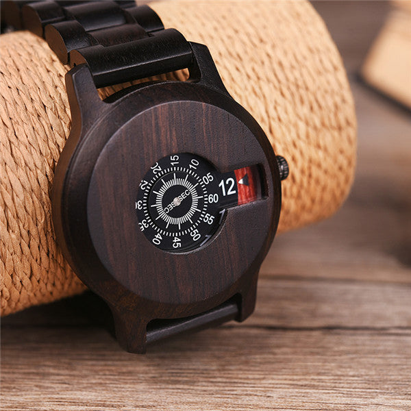 Montre en bois de bambou