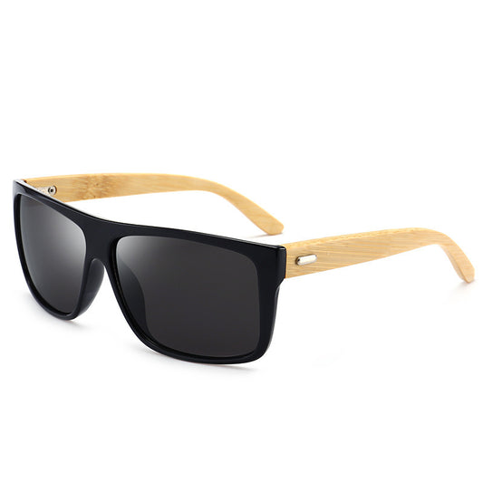 Lunettes de soleil en bambou pour hommes - LUXARAH