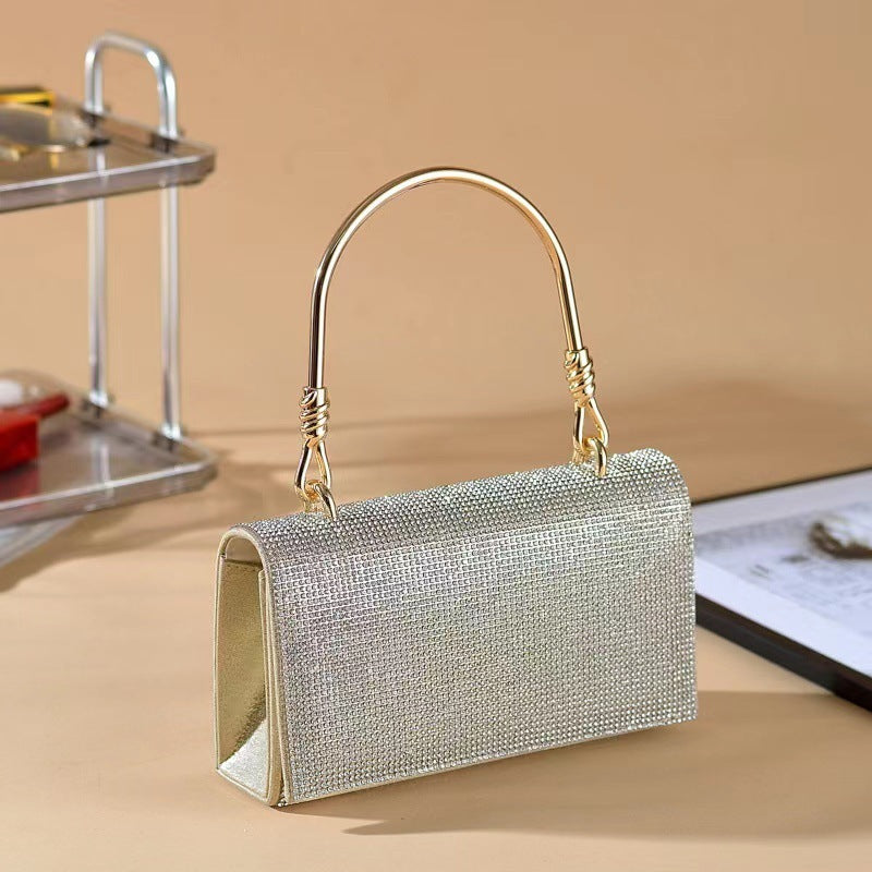 Sac à main brillant 3A entièrement en diamants pour femme, sac de soirée de luxe, sac à bandoulière - LUXARAH