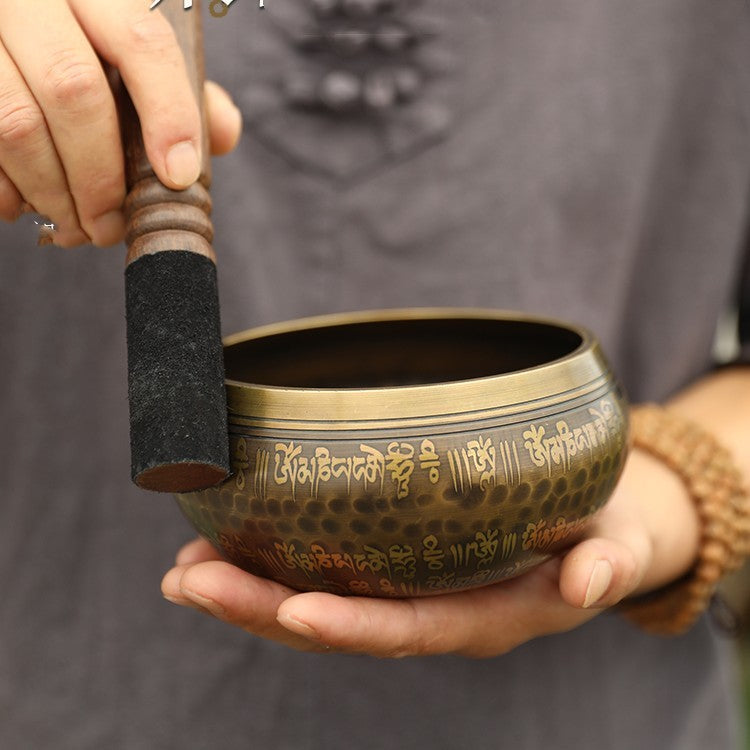 Bol de méditation et de yoga fait main au Népal - LUXARAH