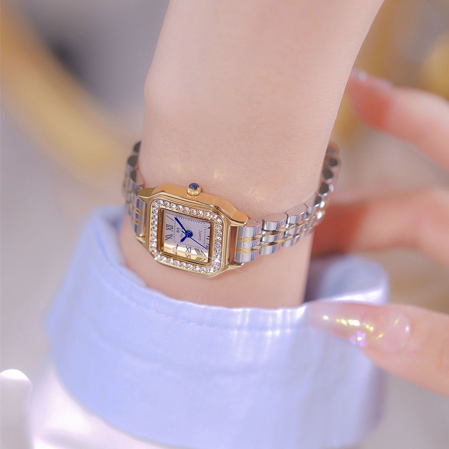 Montre de luxe tendance en acier inoxydable pour femme, bon plan - LUXARAH