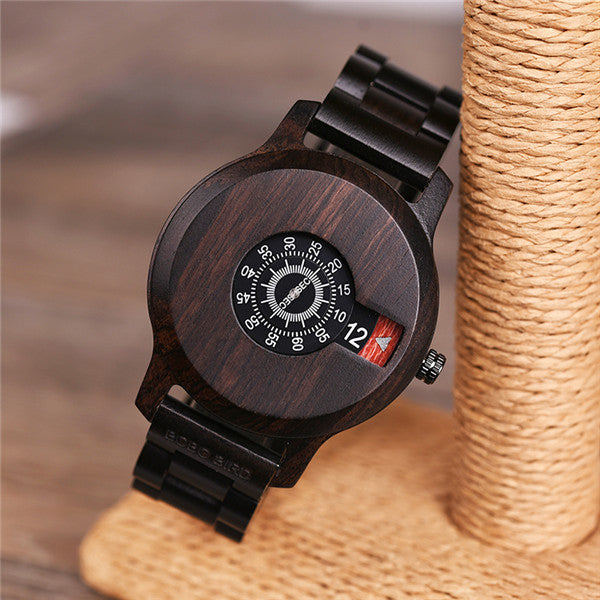 Montre en bois de bambou