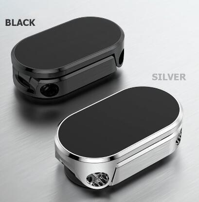 Support magnétique rotatif pour téléphone portable de voiture, pliable et universel, en métal, pour grille d'aération, GPS