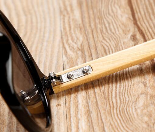 Lunettes de soleil faites à la main avec pieds en bambou