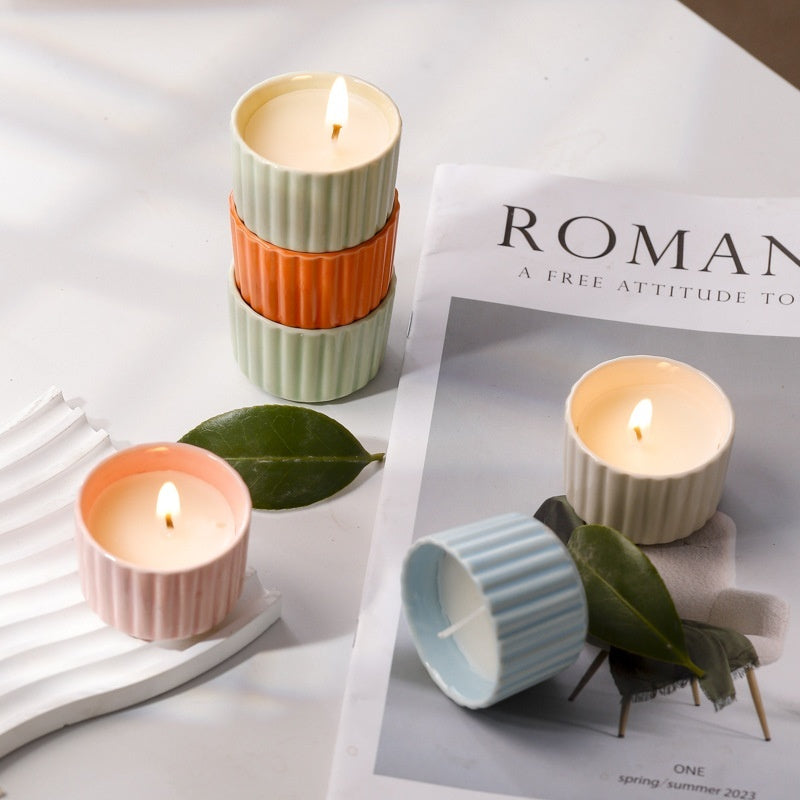 Bougies de soja d'aromathérapie durables pour l'intérieur et la chambre à coucher