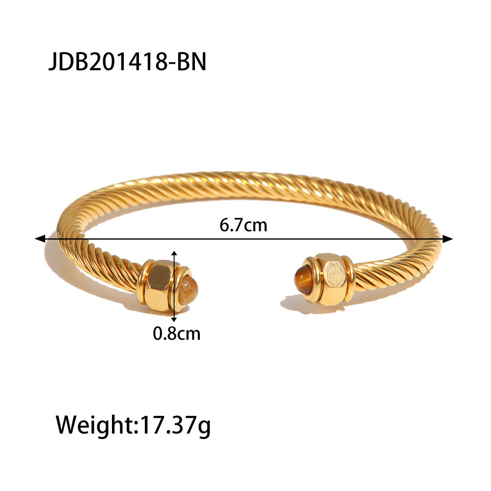 Bracelet en couleur dorée Théa - LUXARAH