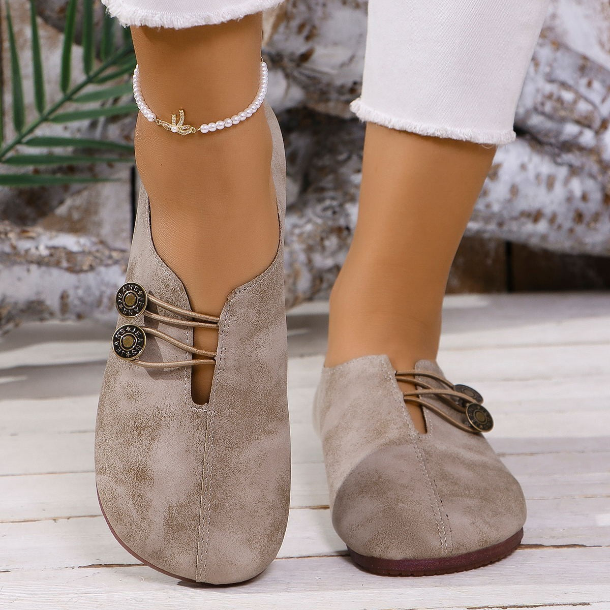 Sandales à enfiler à bout carré pour femme, chaussures plates et souples, tendance pour l'été