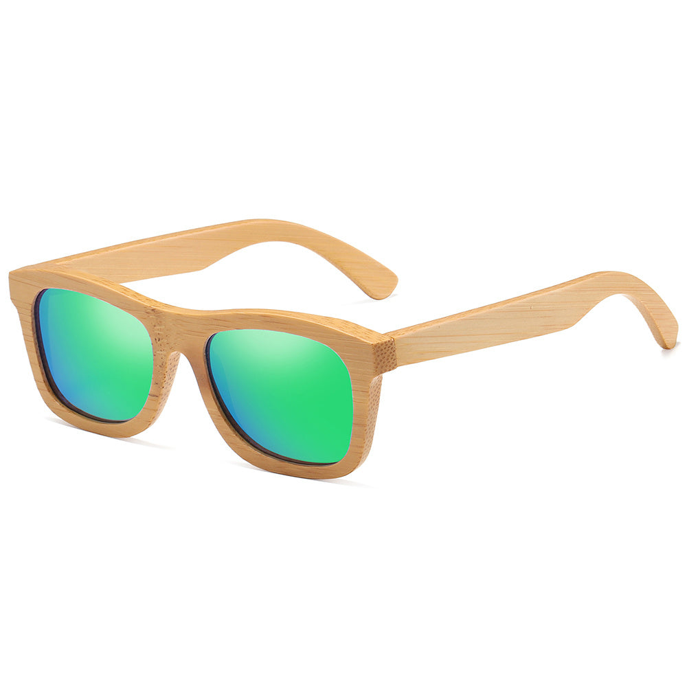 Nouvelles lunettes de soleil tendance en bambou