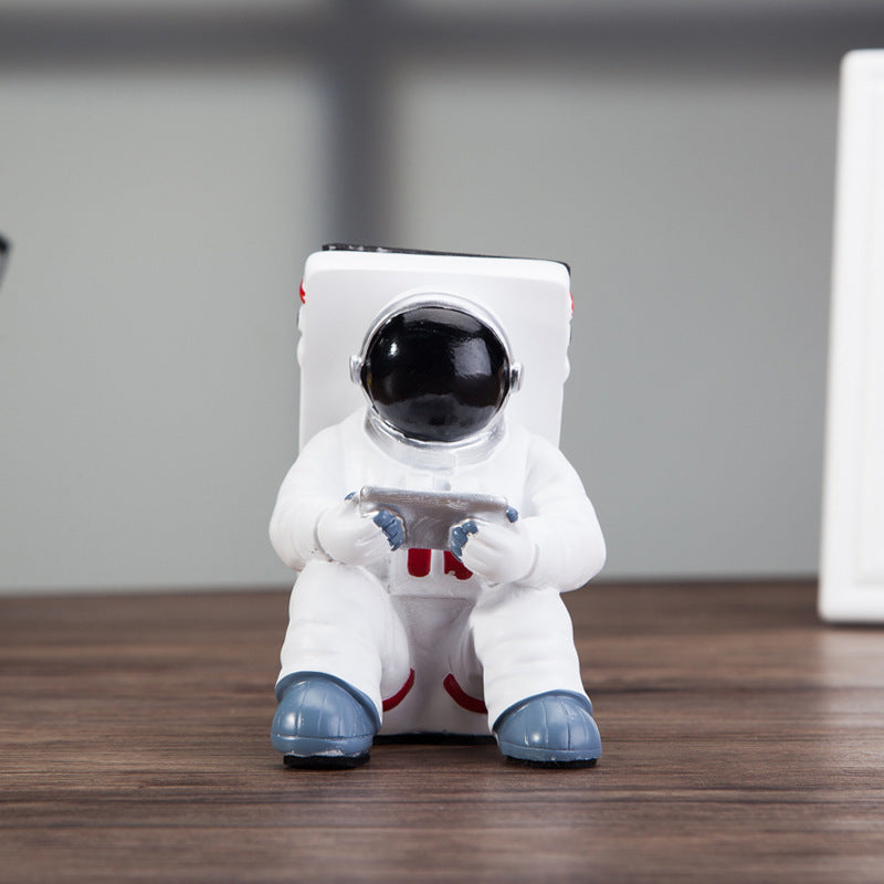 Support de téléphone portable simple et créatif pour étudiant, accessoire de bureau mignon et astronaute, idéal comme cadeau ou décoration de bureau