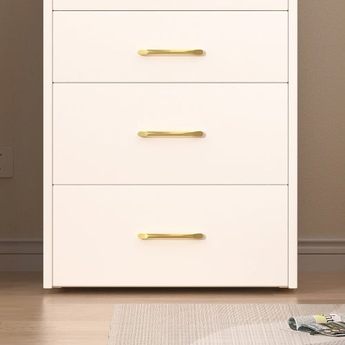 Coiffeuse 3 en 1 avec miroir ouvert, petite coiffeuse avec plateau en verre visible, coiffeuse compacte à 3 tiroirs, coiffeuse pour chambre - LUXARAH